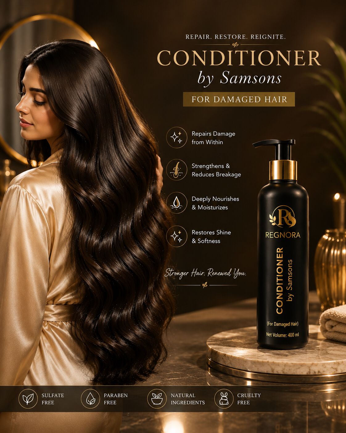 Regnora Nourishing Hair Conditioner – 400ml
