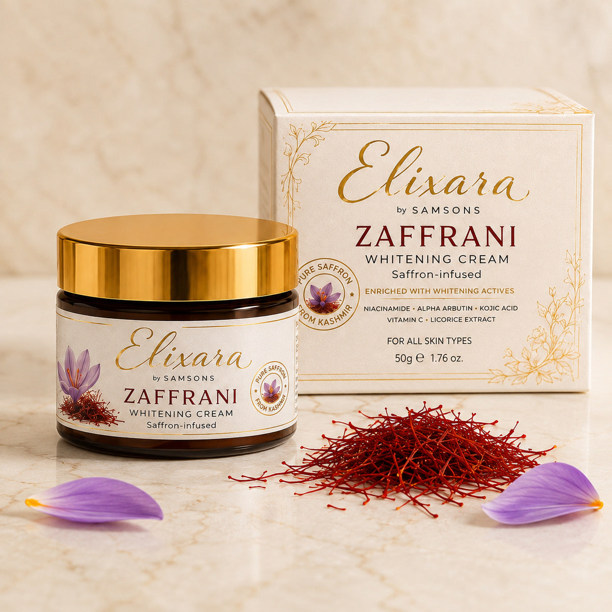 Elixara Zaffrani Whitening Cream